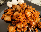 Foto del paso 7 de la receta: Arroz a la paella de boletus con mayonesa de trufa