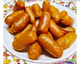 รูปขั้นตอนการทำที่ 4 ของ 🌭ไส้กรอกไก่ทอดไร้น้ำมัน Air Fryer Junior Chicken Sausage
