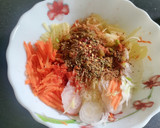 A picture of step 1 of Mix veg Pancake (wheat flour and rice flour).