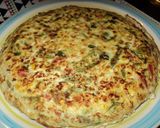 Foto del paso 8 de la receta: Tortilla de porotos verdes, choclo y tomate a la albahaca