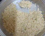 A picture of step 4 of Jawarichi Thecha Bhakri.