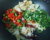 A picture of step 2 of Masala Khichdi.
