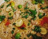 A picture of step 5 of Chicken Biryani Pulao 😋🤩.