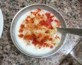 A picture of step 4 of Vegitable Raita.