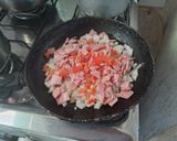 Foto del paso 2 de la receta: Tarta de cebollas y queso con panceta