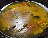 A picture of step 1 of Homestyle vegetarian plate meals.
