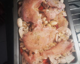 Foto del paso 1 de la receta: Pollo al horno con champiñones