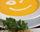 Hình bước làm 9 của món Pumpkin Soup (Súp Bí Đỏ) Dành cho các bà mẹ bỉm sữa