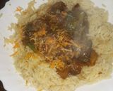 Foto del paso 6 de la receta: Arroz con zapallitos y papas fritas
