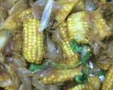 A picture of step 8 of Simple babycorn fry.
