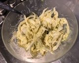 Une image de l'étape 4 de Salade de fenouil aux tomates,concombre et scarole (sauce aux câpres).