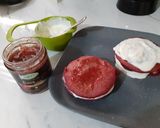 Foto del paso 3 de la receta: Hotcakes red velvet, opción sana