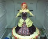 Foto langkah ke 7 dari resep Barbie Cake.