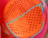 A picture of step 1 of Yam akara.