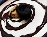 A picture of step 6 of Black and white brownie.
