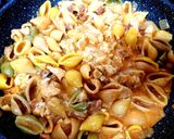 A picture of step 8 of My Chicken & Chorizo Mix Conchiglie 💖.