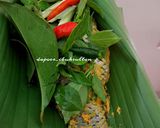 Foto langkah ke 6 dari resep Pepes ikan mas daun kemangi.