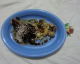 Foto del paso 5 de la receta: Huacales rancheros en salsa de zapote prieto y guarnición de milpa las Correa. Jalisco México