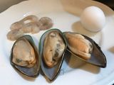 Mussels Shrimps with Egg Sour Fried Rice Noodles