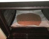 Foto del paso 3 de la receta: Cuadraditos de avena sabor naranja con pasas y chocolate