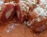 Foto del paso 13 de la receta: Ñoquis de remolacha rellenos + salsa de morrón al curry