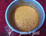 A picture of step 1 of Aloo Pakoras with Methi.