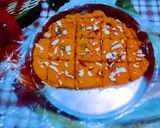A picture of step 3 of Delicious tasty milk powder Burfi.