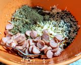 Foto del paso 1 de la receta: ZAATAR Con Queso🧀Costeño y Salchichas...!😋