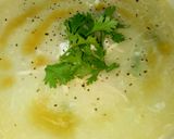 Hình bước làm 8 của món Súp Măng Tây Gà Xé