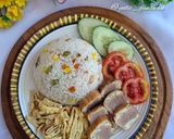 Foto langkah ke 5 dari resep Nasi Gurih Sayuran.