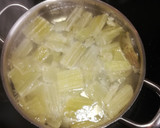 Foto del paso 1 de la receta: Cardo al ajo arriero con jamón