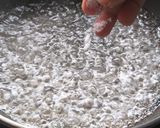 A picture of step 1 of Mixed Hakka noodle fried rice.