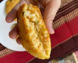 Hình bước làm 5 của món Pancake cơm trứng carrot