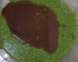 Foto langkah ke 2 dari resep Puding Lumut Pandan Coklat.