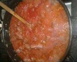 Foto del paso 3 de la receta: Polenta con salsa de salchichas parrilleras!!