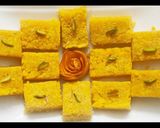 A picture of step 7 of Mango burfi.