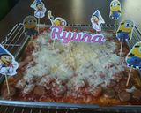Foto langkah ke 5 dari resep Sausage Pizza No-Knead (No Ulen).