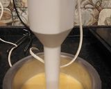 A picture of step 3 of Mango Shake with ice cream.