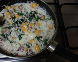 Foto del paso 5 de la receta: Arroz con calabaza, espinacas y pasas