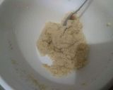 A picture of step 3 of Semolina modak.