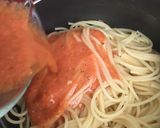 Foto del paso 2 de la receta: Espagueti con salsa de jitomate y crema 🍝