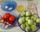 Foto langkah ke 1 dari resep Balado Palola (Terung Bulat) Pedas Mantap.