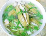 Hình bước làm 4 của món Canh khổ qua dồn cá thác lác