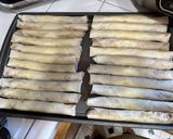 A picture of step 3 of Pork Lumpiang Shanghai with Cheese.