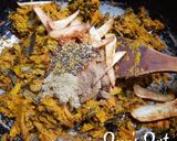 A picture of step 4 of Hyderabadi Tarkari ka Achar/Vegetable Pickle with Raw Tamarind.
