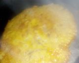 A picture of step 2 of Wainar fulawa (traditional pancake).
