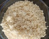 Foto del paso 1 de la receta: Falso arroz de coliflor "colirroz" con chipirones en su tinta