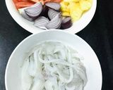 Hình bước làm 1 của món Mực Xào
