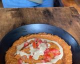 A picture of step 4 of Fava bean dip. فول مدمس fool Mdamass.