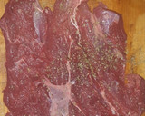 Foto del paso 1 de la receta: Carne a la cacerola rellena de Tocino y queso